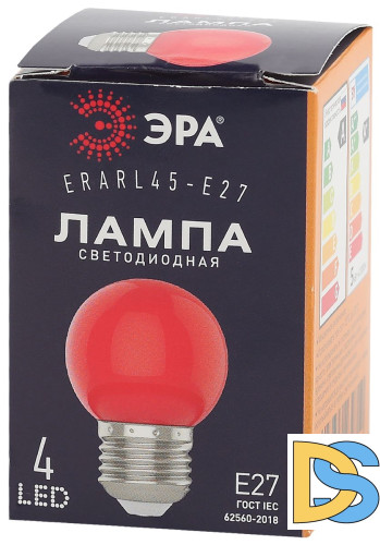Лампа светодиодная Эра E27 1W 3000K ERARL45-E27 Б0049575