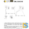 Подвесная люстра Omnilux Cennina OML-52403-08