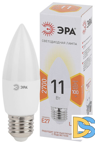 Лампа светодиодная Эра E27 11W 2700K LED B35-11W-827-E27 Б0032981