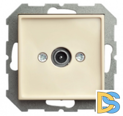 Розетка TV оконечная Epsilon слоновая кость