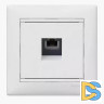 Розетка компьютерная RJ45 Legrand Valena ISDN алюминий 770141