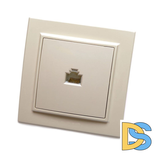 Розетка компьютерная 1-местная Stekker PST00-9007-02 RJ-45 39233