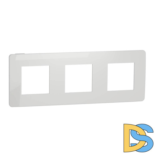 Рамка 3-постовая Schneider Electric Unica New NU280618