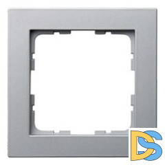 Рамка Jasmart G-Classic 1-постовая цвет алюминий поликарбонат G1001S