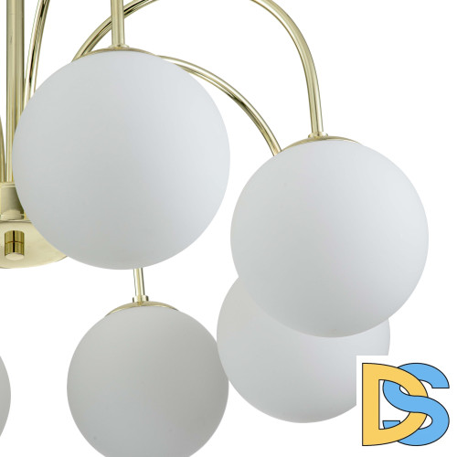 Люстра на штанге Indigo Voga 13017/8R Gold V000326