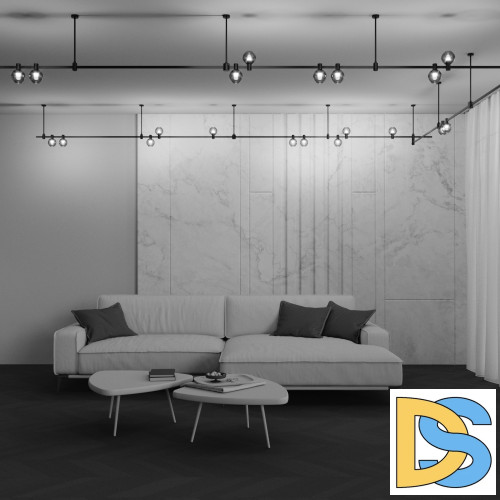 Трековый светильник Maytoni Bubble TR148-1-3W3K-B