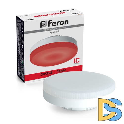Лампа светодиодная Feron LB-455 GX53 12W красный 51018