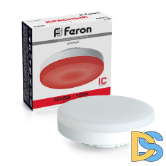 Лампа светодиодная Feron LB-455 GX53 12W красный 51018