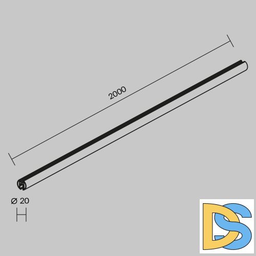 Шинопровод Maytoni Levity TRX184-R-112B
