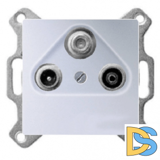 Розетка TV-R-SAT проходная Jung ECO Profi Алюминий