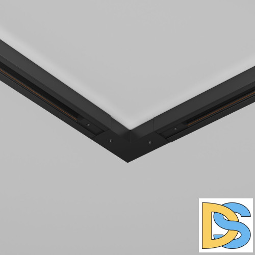 Угловой коннектор питания с вводом питания Maytoni Unity TRA001CLB-11B