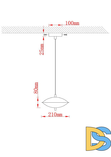 Подвесной светильник Arte Lamp Andromeda A2089SP-6GO