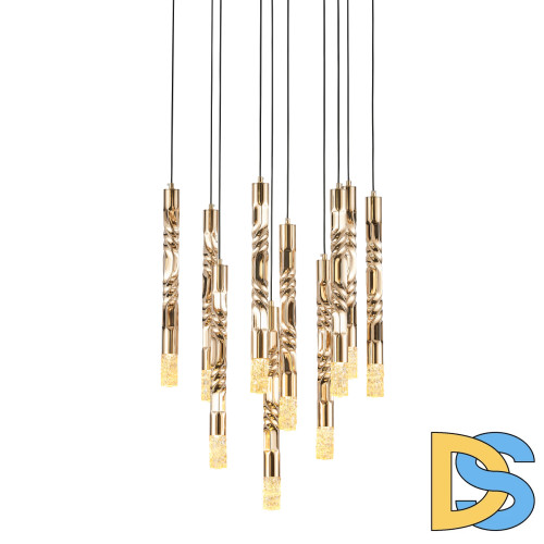 Подвесная люстра Delight Collection OM2365-F10 gold