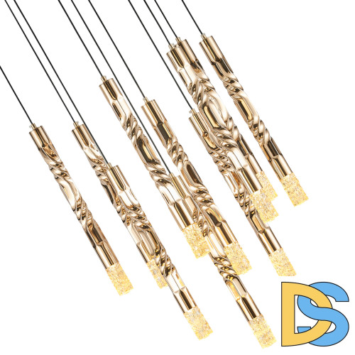 Подвесная люстра Delight Collection OM2365-F10 gold