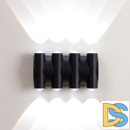 Фасадный светильник AM Group AM359-8X1W BK 4000K