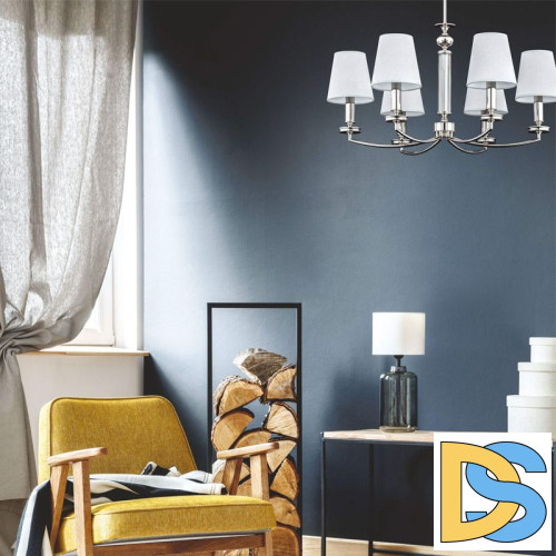 Люстра на штанге Kutek Rossano ROS-ZW-6(BN/A)