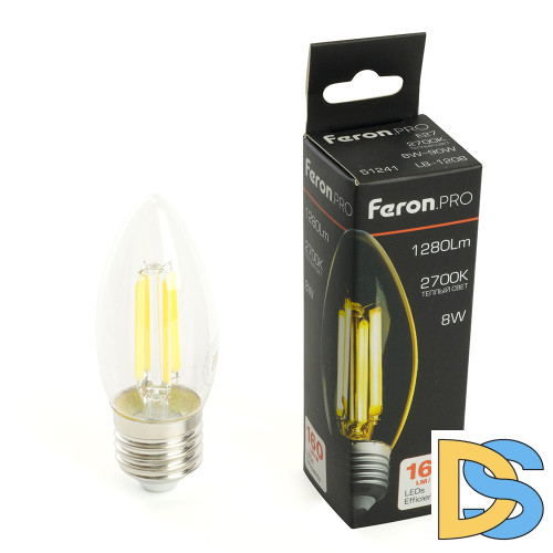 Светодиодная лампа Feron LB-1208 E27 8W 2700K 51241