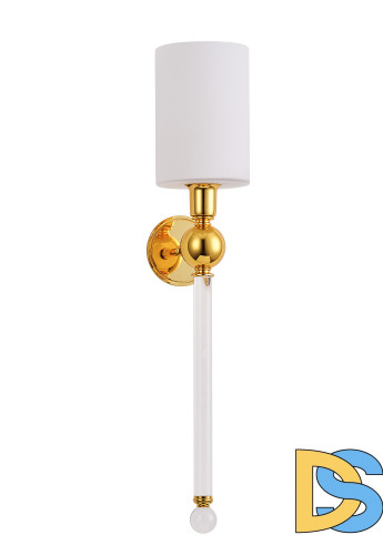 Бра Crystal Lux MIRABELLA AP1 GOLD/WHITE