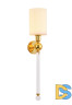 Бра Crystal Lux MIRABELLA AP1 GOLD/WHITE