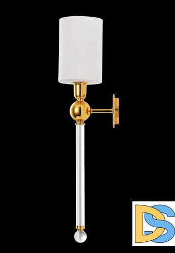 Бра Crystal Lux MIRABELLA AP1 GOLD/WHITE