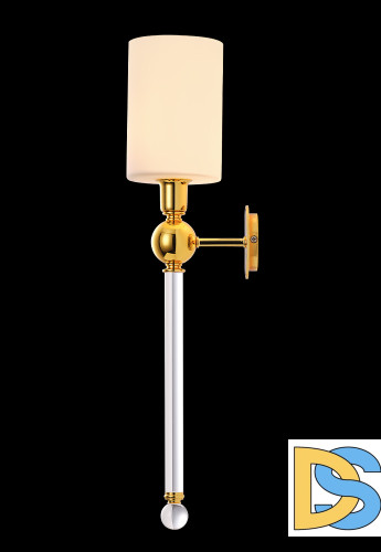Бра Crystal Lux MIRABELLA AP1 GOLD/WHITE