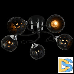 Люстра на штанге Reluce 01314-0.3-05 BK+CR