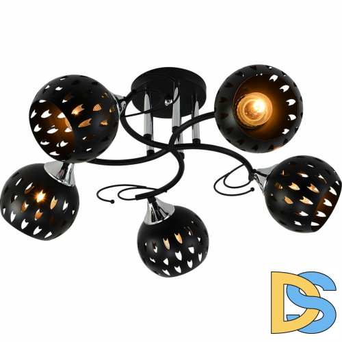 Люстра на штанге Reluce 01314-0.3-05 BK+CR