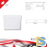 Накладной светильник Reluce 70607-9.5-001OL LED18W WH 4000K