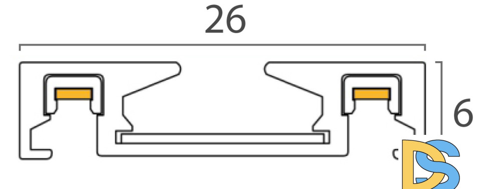 Шинопровод накладной магнитный в тубусе Italline Kreator IT09-9020 black tube