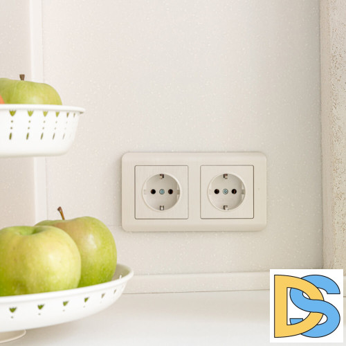 Розетка с заземлением и шторками Werkel перламутровый рифленый W1171113 4690389161032