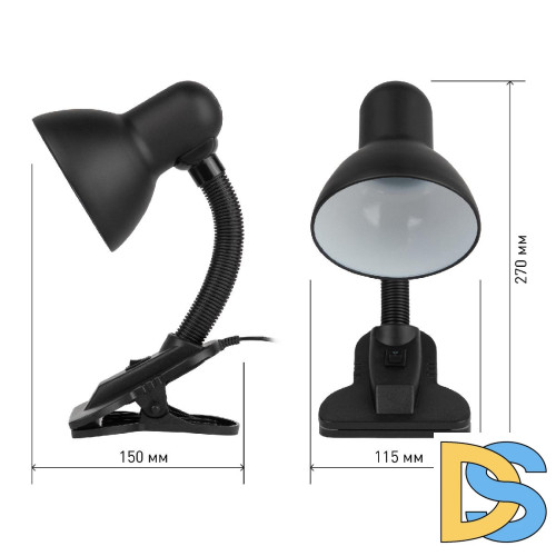 Настольная лампа Эра N-212-E27-40W-BK Б0035058