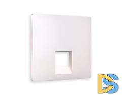 Лицевая панель для компьютерной/телефонной розетки RJ-45/RJ-11 Ambrella Volt Alfa AP2120