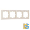 Рамка на 4 поста Werkel Snabb basic слоновая кость W0042003 4690389161438