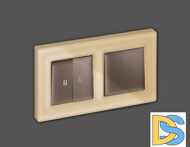 Лицевая панель для выключателя одноклавишного Ambrella Volt Alfa AP6310