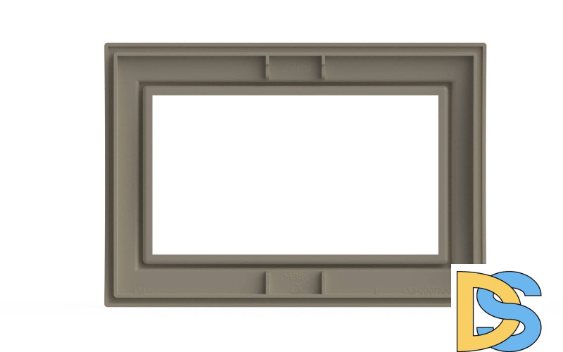 Рамка для двухместной розетки без заземления ELBI Zena 608-010300-908