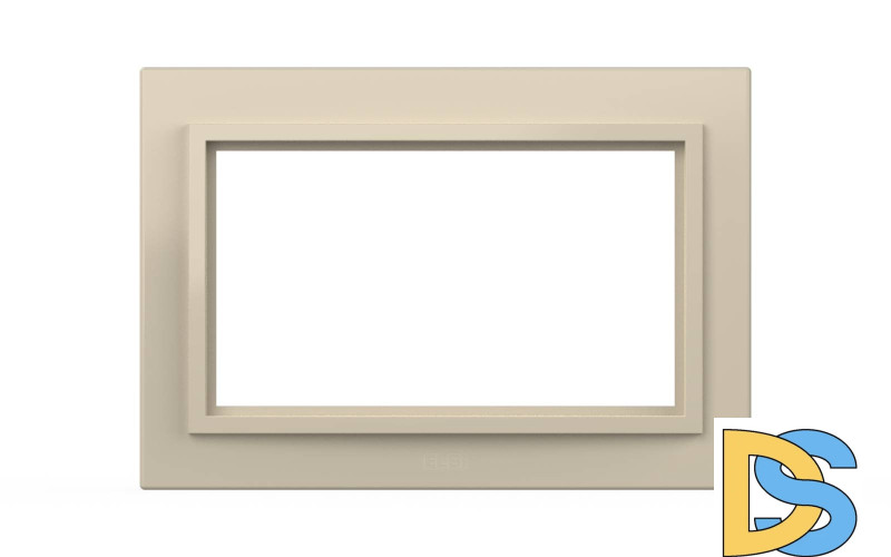 Рамка для двухместной розетки без заземления ELBI Zena 608-010300-908