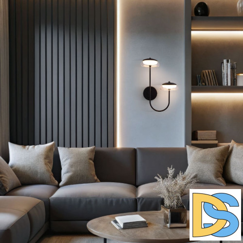 Бра Eurosvet Fungo 50388/2 LED черный a068860