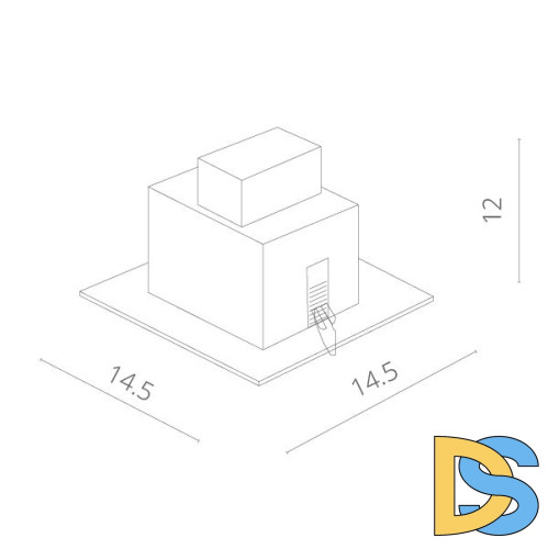 Встраиваемый светильник Arte Lamp Technika A5930PL-1SI