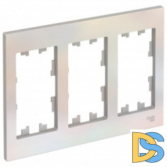 Рамка 3-ая (тройная), Жемчуг, серия Atlas Design, Schneider Electric