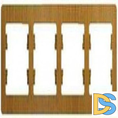 Рамка 4-ая (четверная), Дерево Дуб, серия Glossa, Schneider Electric