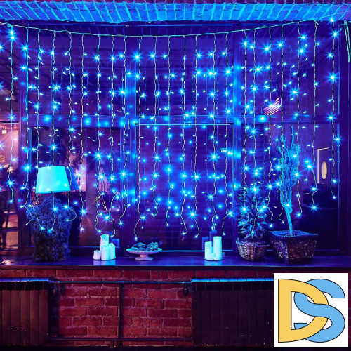 Уличная гирлянда Uniel ULD-C3020-264/TTK BLUE IP44 UL-00010919