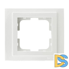 Рамка на 1 пост Mono Electric Despina жемчуг 102-250000-160