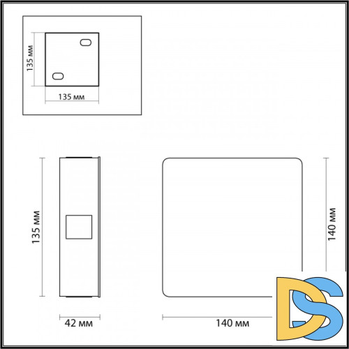 Настенный светильник Odeon Light 4259/8WL