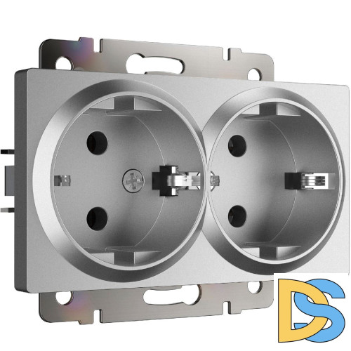 Розетка двойная с заземлением Werkel W1172065 4690389195617 a063619