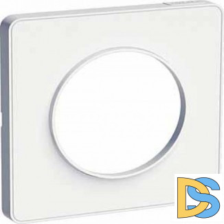 Рамка 1-ая (одинарная), Белый, серия Odace, Schneider Electric