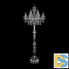 Торшер Bohemia Ivele Crystal 1411T1/8+4/195-170 Ni