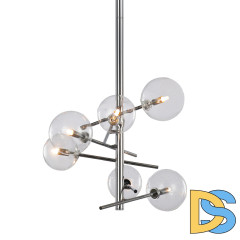 Люстра на штанге Delight Collection Globe Mobile MX19009070-6A chrome