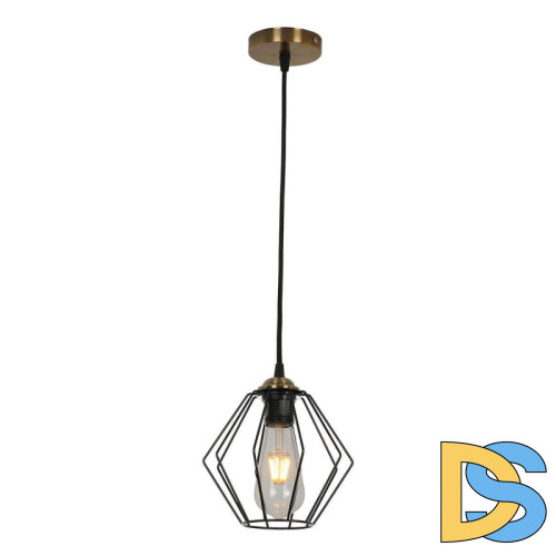 Подвесной светильник IMEX MD.3099-1-P BK+AB