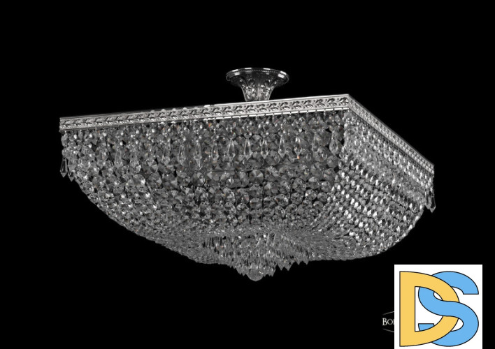 Люстра на штанге Bohemia Ivele Crystal 19272/55IV Ni