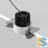 Встраиваемый светильник Maytoni Round DL058-7W3K-TRS-W